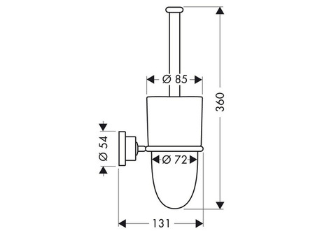 Ершик подвесной Hansgrohe Axor Citterio 41735000