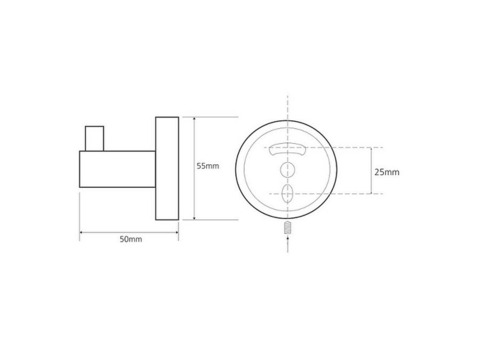 Крючок для ванной Bemeta Omega 104106022 хром