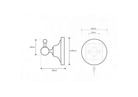 Крючок для ванной Bemeta Retro 144106017 бронза