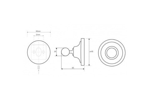 Крючок для ванной Bemeta Retro 144106137 бронза