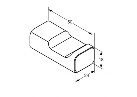 Крючок для ванной Kludi E2 4998405