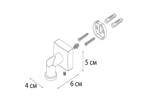 Мыльница магнит Fixsen Kvadro FX-61309А