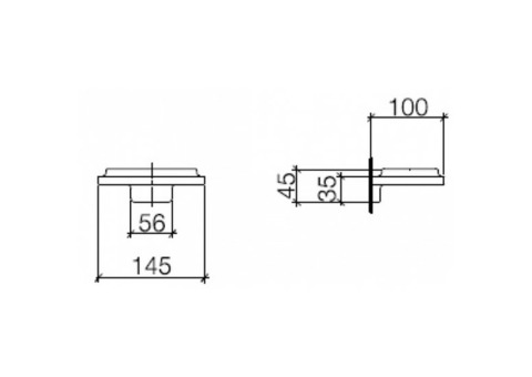 Мыльница подвесная Dornbracht LaFleur 83.410.955.00