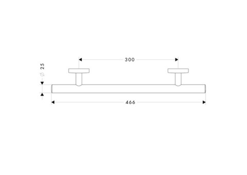 Поручень Hansgrohe Logis 40513000