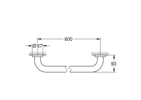 Поручень для ванной Grohe Essentials 40794001