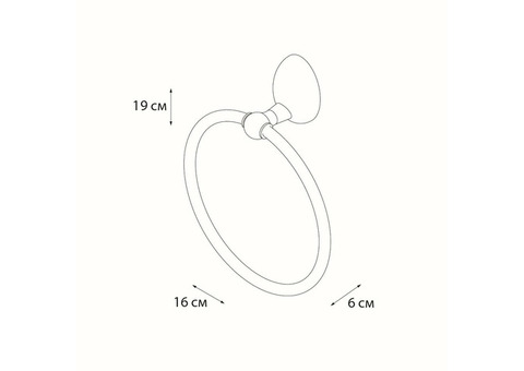 Полотенцедержатель Fixsen Briz GR-3011