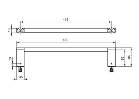 Полотенцедержатель Ideal Standard Connect E6981AA