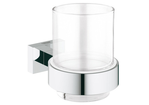 Держатель зубных щеток со стаканом Grohe Essentials Cube 40755001