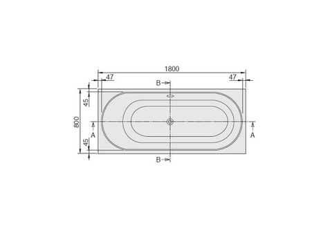 Ванна квариловая Villeroy & Boch Cetus UBQ180CEU2V-96 Star White 180х80 см