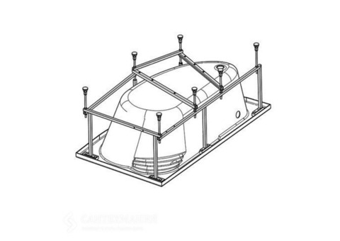 Каркас для ванны Santek Ибица 150x100 1WH112433