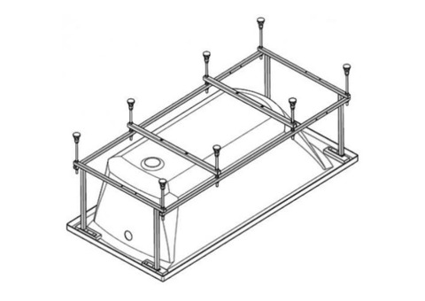 Монтажный комплект Santek Монако 1WH112425 648 160х70