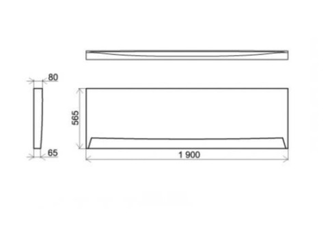 Панель фронтальная для ванны Ravak XXL 190 см