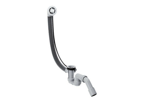 Сифон для ванны Hansgrohe Flexaplus 58140180 комплект с переливом скрытая часть