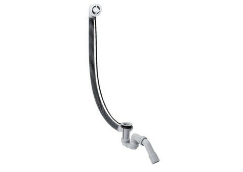 Сифон для ванны Hansgrohe Flexaplus 58141180 комплект с переливом скрытая часть