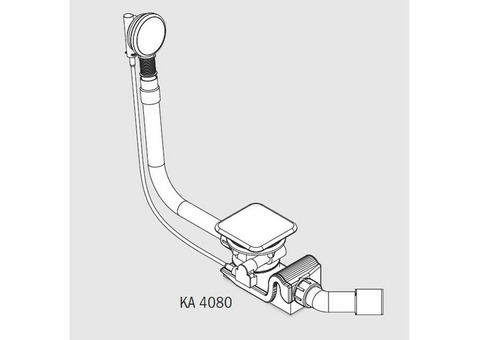 Сифон для ванны Kaldewei Comfort-Level KA 4080 для ванны Conoduo белый