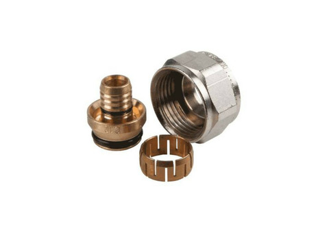 Евроконус для PE-X латунь никель Flex-X Дн 20х2,8х3/4" Uponor 1045543