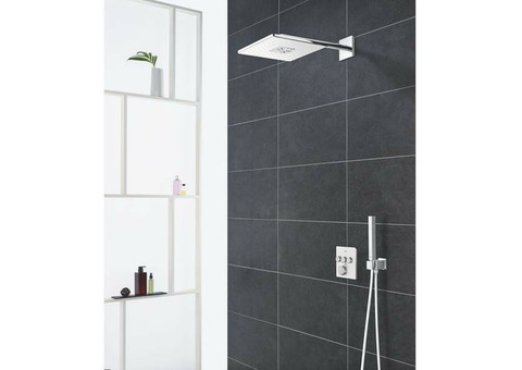 Верхний душ Grohe Rainshower 310 SmartActive Cube 26479LS0 с душевым кронштейном