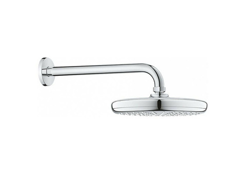 Верхний душ Grohe Tempesta 210 26411000 с душевым кронштейном