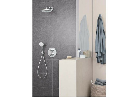 Верхний душ Grohe Tempesta 210 26411000 с душевым кронштейном