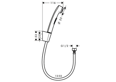 Гигиенический душ Hansgrohe 32129000