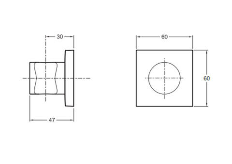 Держатель для душа Jacob Delafon Modulo 8468D-CP