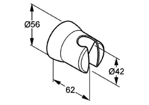 Держатель для душа Kludi Balance 5205005-00