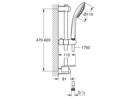 Душевой гарнитур Grohe Euphoria 27231001