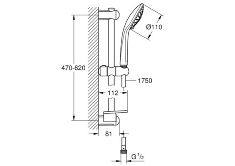 Душевой гарнитур Grohe Euphoria 27231001