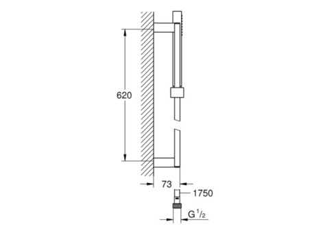 Душевой гарнитур Grohe Euphoria Cube 27936000