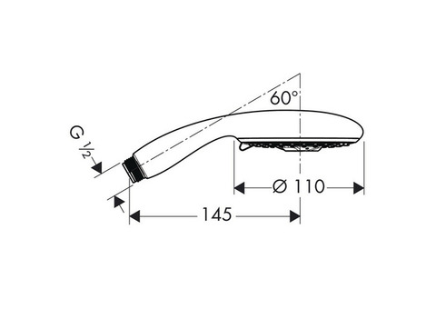 Душевой гарнитур Hansgrohe Raindance E 100 27883000