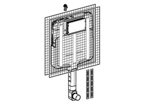 Бачок встраиваемый Geberit Duofix Sigma UP720 109.771.00.1