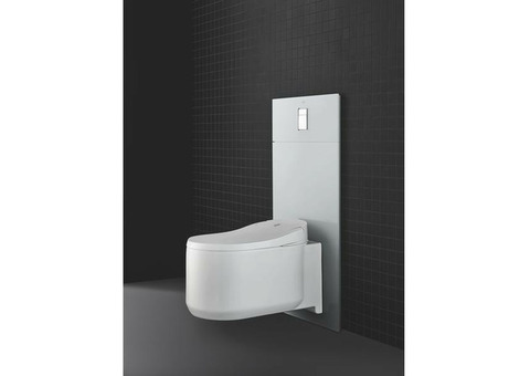 Панель с клавишей смыва Grohe Skate Cosmopolitan 39374LS0 стеклянная белая