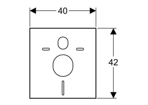 Звукоизоляция для монтажного стеллажа Geberit Duofix 156.050.00.1