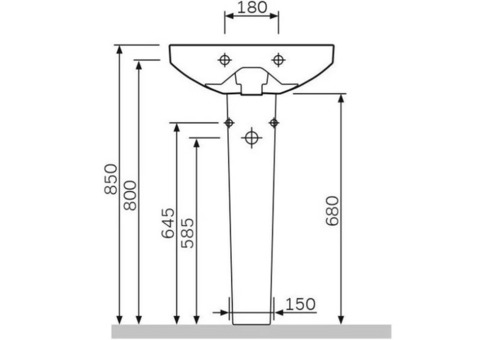 Пьедестал Am-Pm Inspire C504910WH