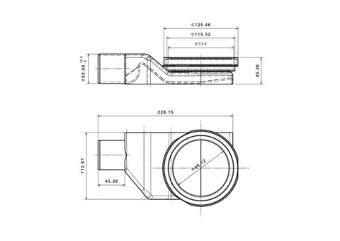 Душевой лоток Pestan Betto Compact Line 650