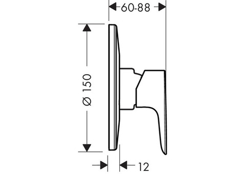 Смеситель для душа Hansgrohe Talis E 71766000