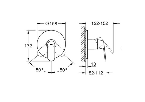 Смеситель Grohe Cosmopolitan 24044000