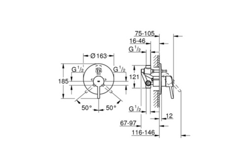 Смеситель для душа Grohe Concetto 32214001