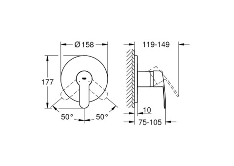 Смеситель Grohe EuroStyle Cosmopolitan 24051002