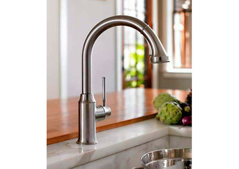 Смеситель для кухни Hansgrohe Talis Classic 14863000 с выдвижным изливом