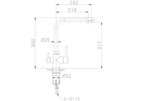 Смеситель для кухни Lemark Expert LM5060S