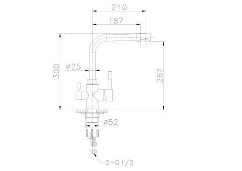 Смеситель для кухни Lemark Expert LM5061S