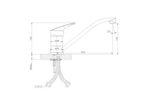 Смеситель для кухни Lemark Expert LM5071S