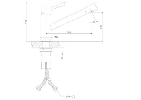 Смеситель для кухни Lemark Expert LM5072S