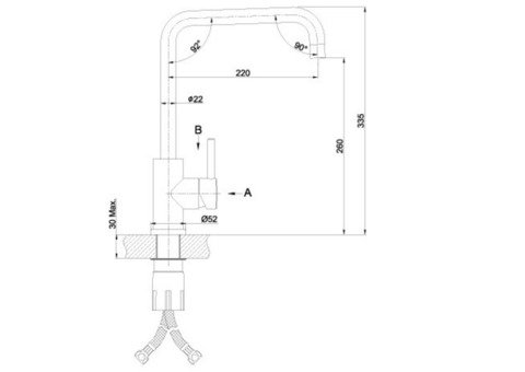 Смеситель для кухни Lemark Expert LM5077S