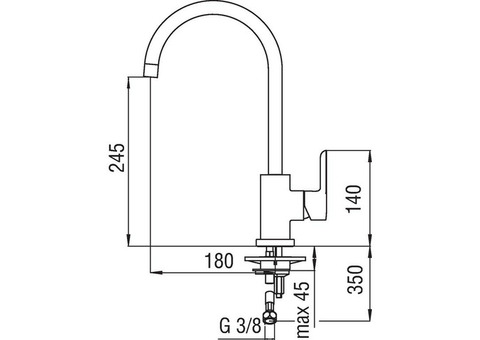 Смеситель для кухни Nobili Abc AB87133CR