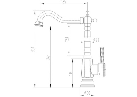 Смеситель для кухни Lemark Jasmine LM6605ORB