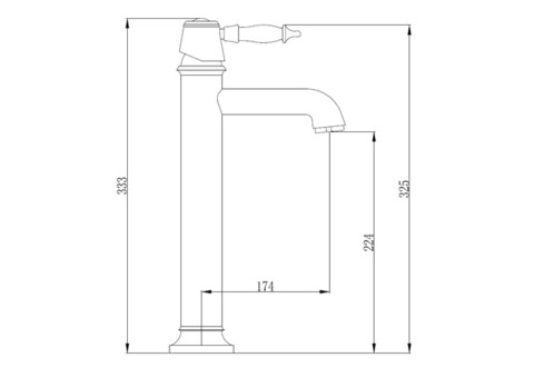 Смеситель для раковины Boch Mann Marbella XL BM8729