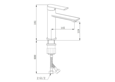 Смеситель для раковины Boch Mann mimi BM8591