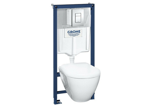 Унитаз подвесной Grohe Solido с инсталляцией 39186000